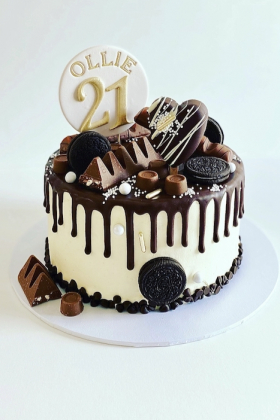 Deluxe Loaded Chocolate Drip Cake