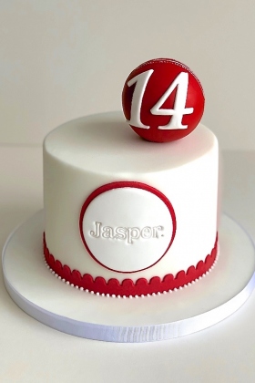 Cricket Sports Cake