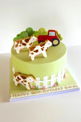 Farm Cookie Cake