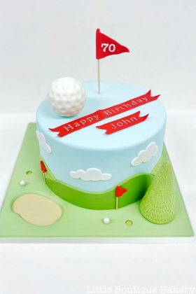 Golfing Birthday Cake