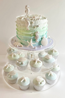 Ocean Cake & Cupcakes