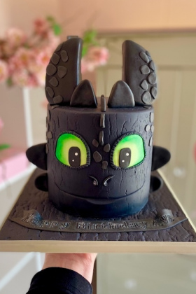 Toothless Dragon Cake