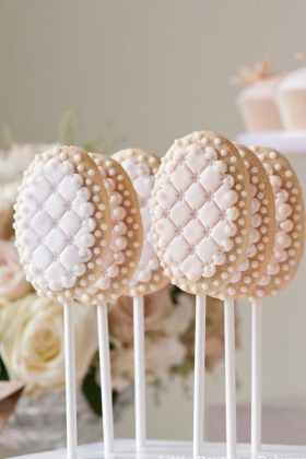 Quilted Cookie Pops