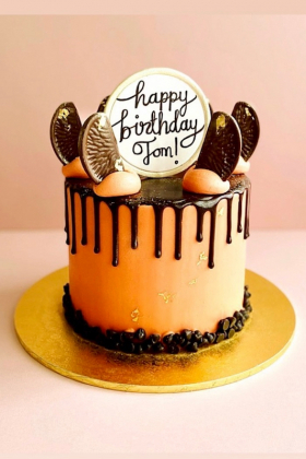 Chocolate Orange Drip Cake