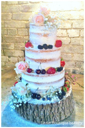 Naked Berries Cake