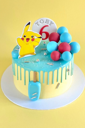 Pokemon Character Party  Cake