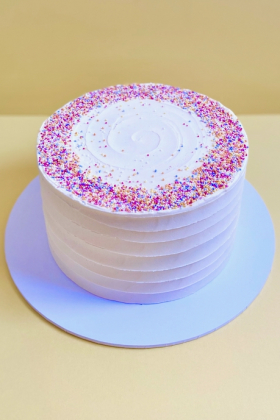 Simple Sprinkles Cake