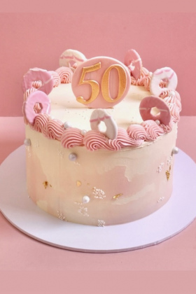 Vintage Buttercream Party Ring Cake