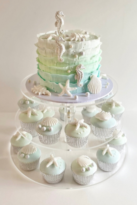 Ocean Cake & Cupcakes