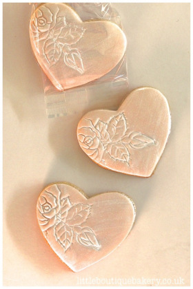 Rose Lustre  Cookie Favours