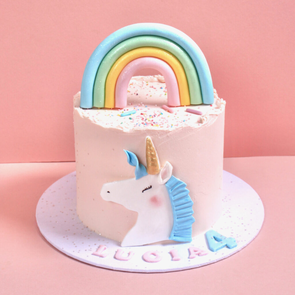 Unicorn Rainbow Cake